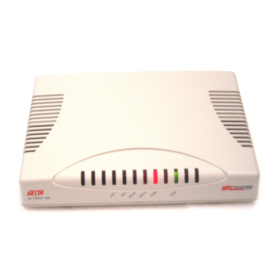 Selta Alyseo 106 Network Router Manuals