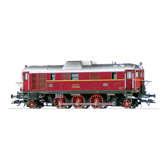 Trix Diesellokomotive V 140 22153 Manual