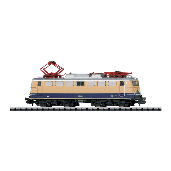 Trix BR E10 Manual