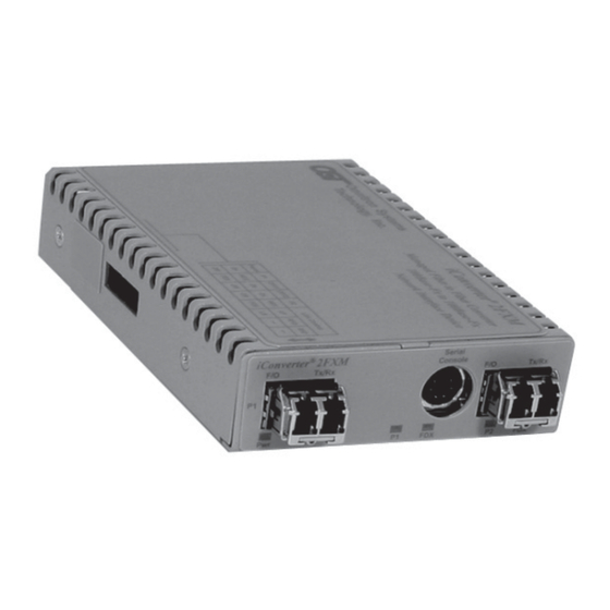 Omnitron Systems Technology iConverter 2FXM2 Quick Start Manual