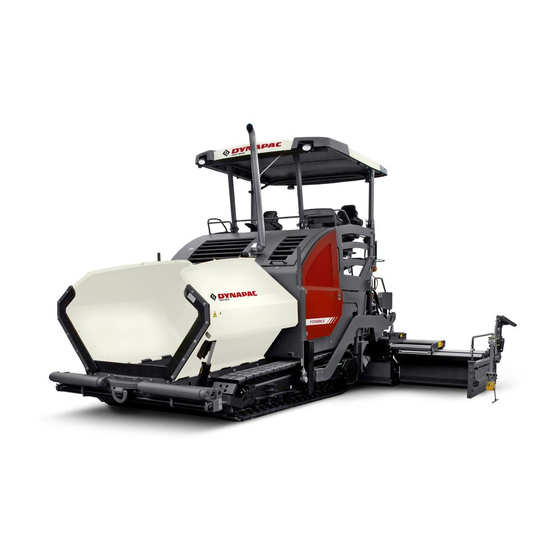 Dynapac F2500C Operation & Maintenance Manual