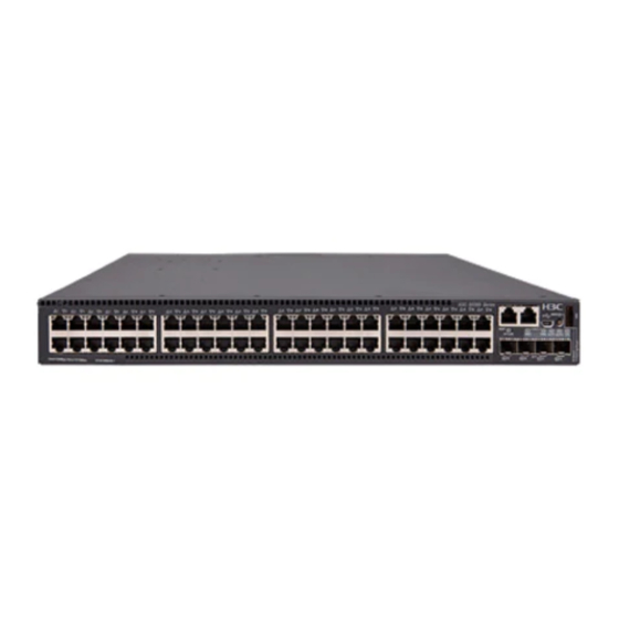 H3C S5800-EI Series Installation, Quick Start