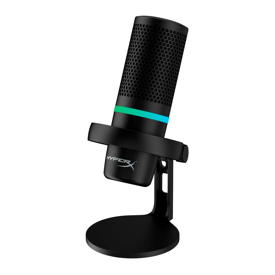 HyperX DuoCast - USB Microphone Quick Start Manual