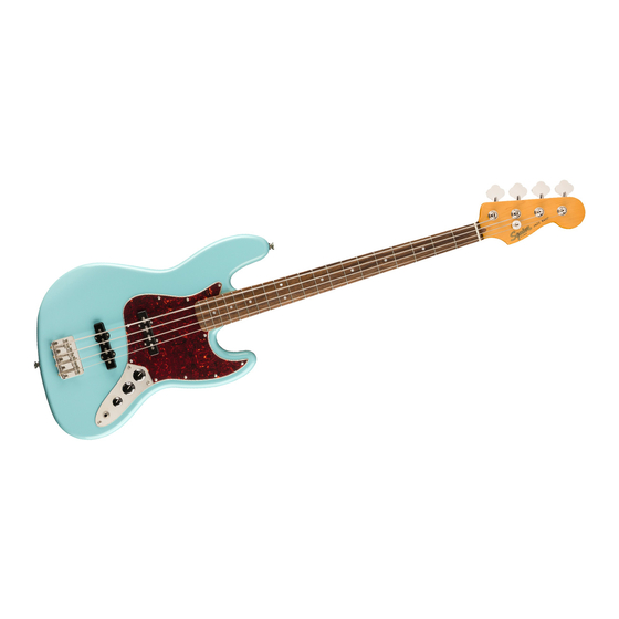 Squier Classic Vibe 60s J Bass Specifications