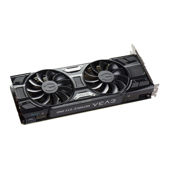 EVGA GeForce GT 1030 SC 2GB GDDR5 User Manual