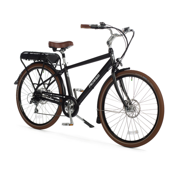 Pedego Boomerang Assembly Instructions & Owner's Manual