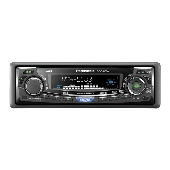 PANASONIC CQ-C5303N Manuals