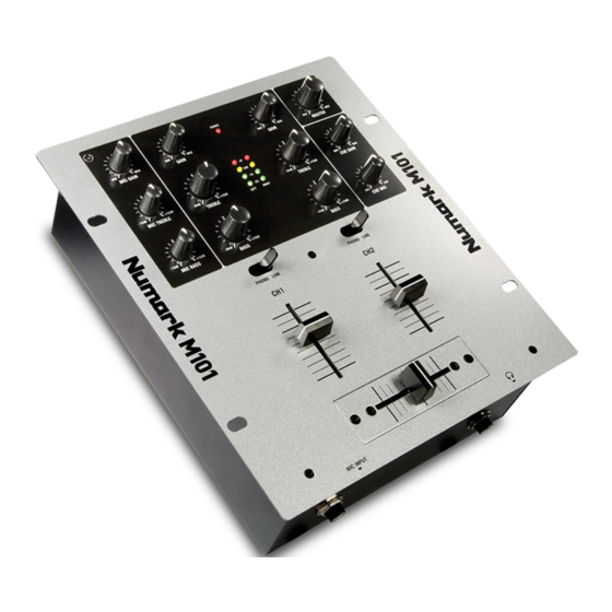 Numark M101 Quick Start Manual