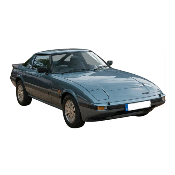 Mazda 1979-1984 RX7 Technical Service Bulletin