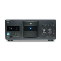 Sony DVP-CX995V Operating Instructions  (DVP-CX995V CD/DVD Player) Operating Instructions Manual