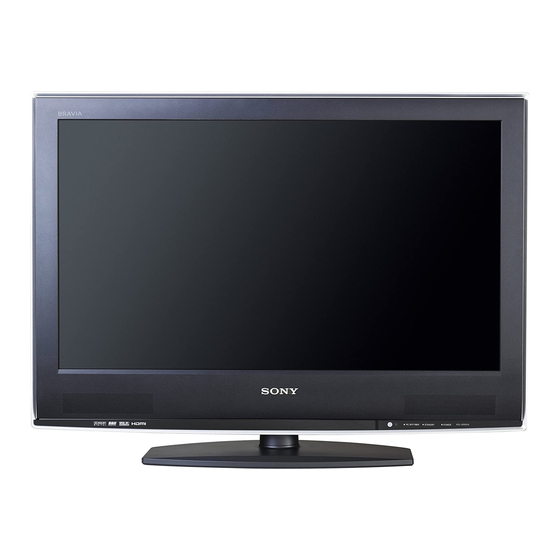 SONY BRAVIA KDL-23S2010 OPERATING INSTRUCTIONS MANUAL Pdf Download ...