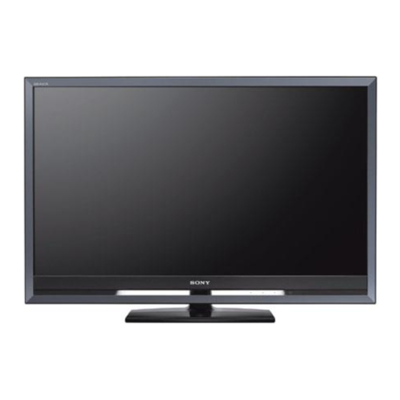 SONY BRAVIA KDL40VL160 QUICK SETUP MANUAL Pdf Download ManualsLib