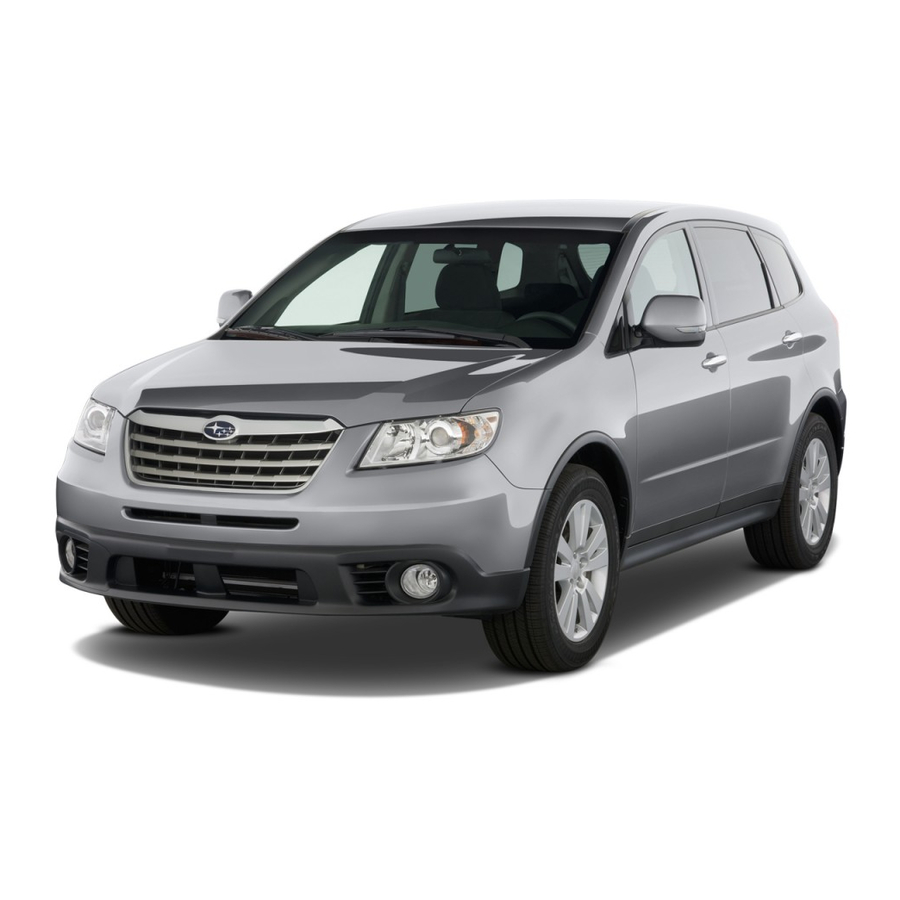 SUBARU 2008 TRIBECA OWNER'S MANUAL Pdf Download ManualsLib
