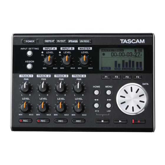 Tascam DP-004 Owner's Manual