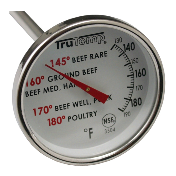 Taylor 3507 Refrigerator/Freezer Dial Thermometer, 2-1/2 in