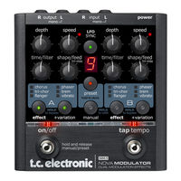 Tc electronic NOVA Modulator NM-1 Manuals | ManualsLib