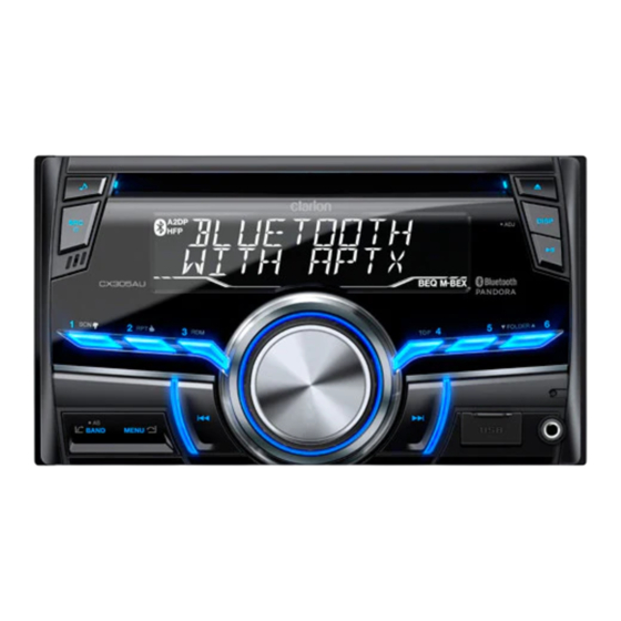 Clarion CX305AU Owner's Manual & Installation Instructions