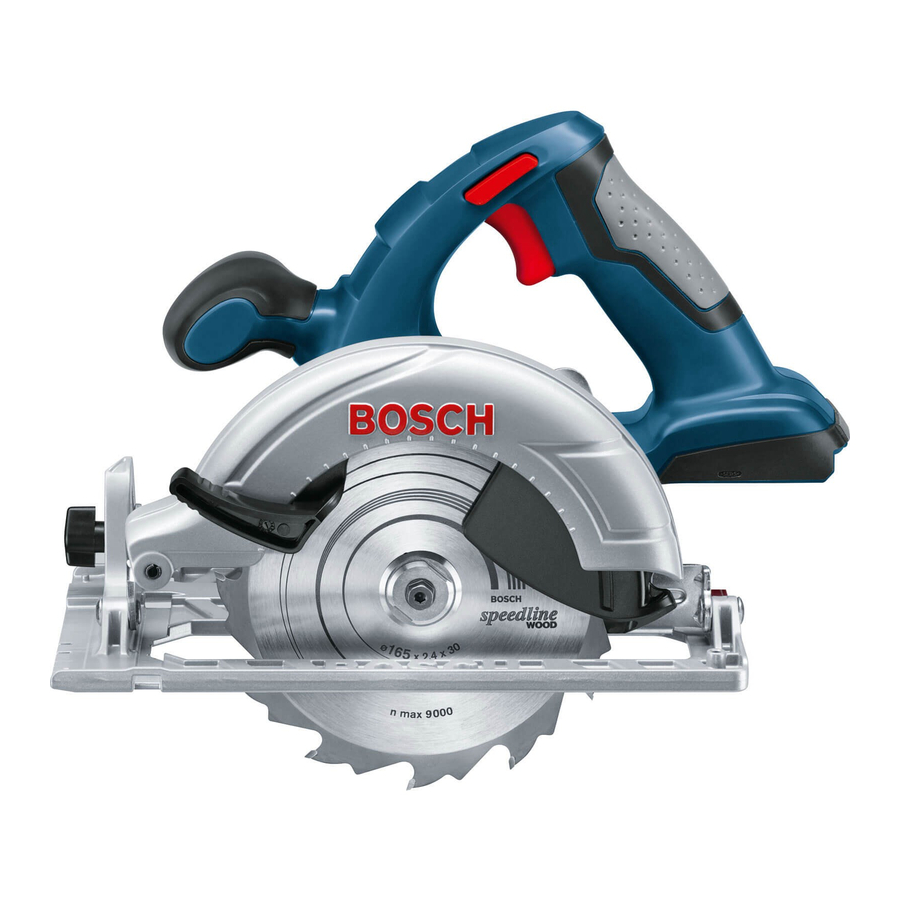 Bosch GKS 18 V-LI Professional Manuals