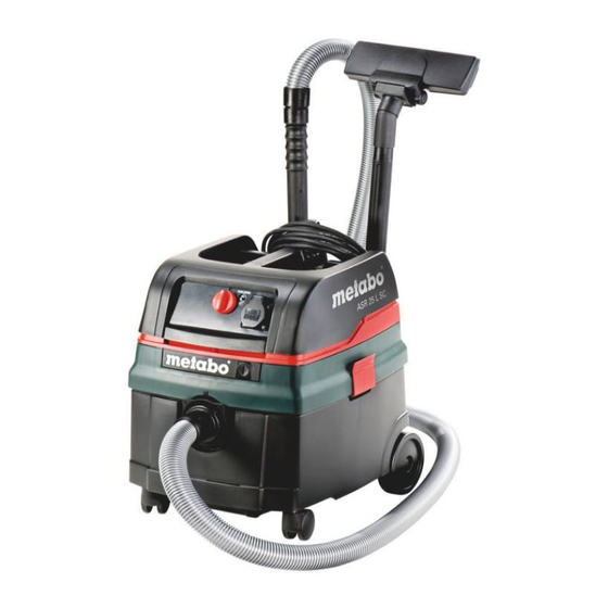 Metabo ASR 25 L SC Manuals