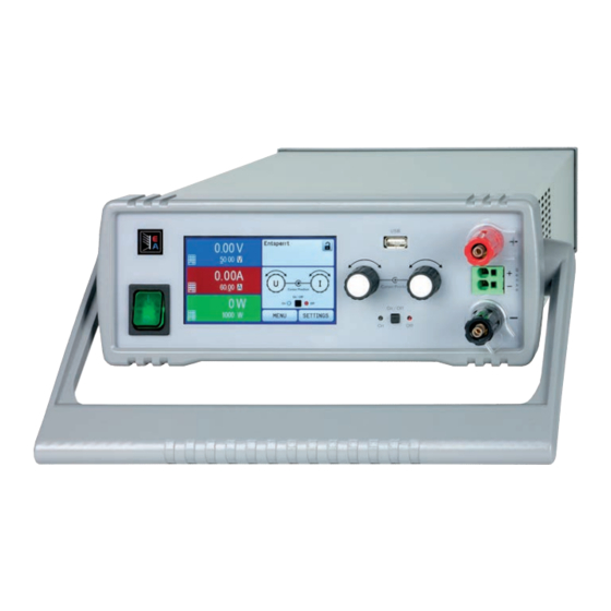 Elektro-Automatik PSI 9000 DT Operating Manual