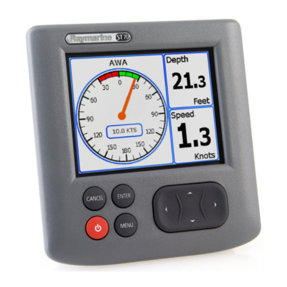 Raymarine ST70 Instrument Installation Manual
