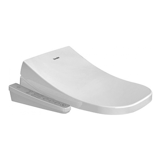 DURAVIT SENSOWASH DCODE OPERATING INSTRUCTIONS MANUAL Pdf Download