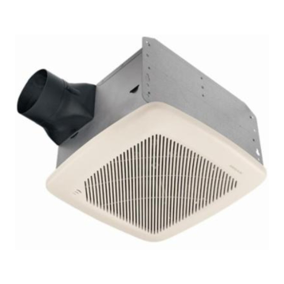Broan QTRE100H Instructions Manual