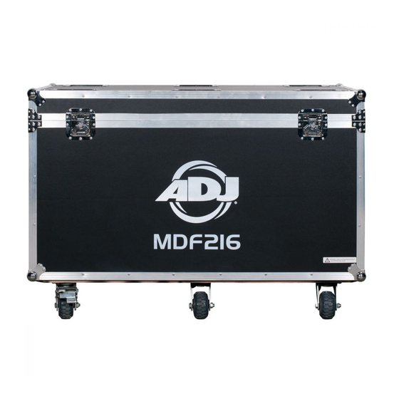 ADJ MDF2-9SYS User Manual
