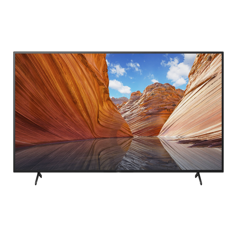 Sony BRAVIA KD-75X80J Manuals