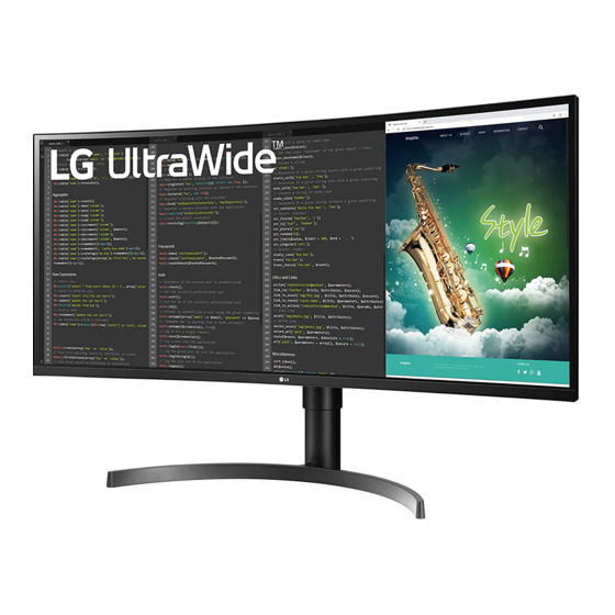 LG 35WN73A Owner's Manual