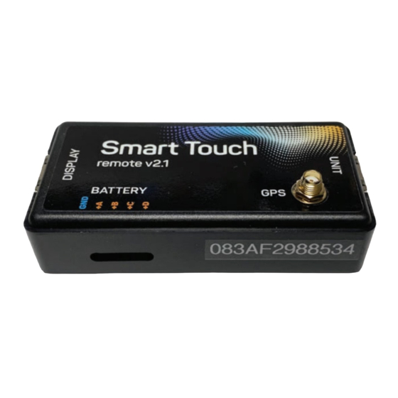 MBC SmartTouchRemote Quick Start Manual