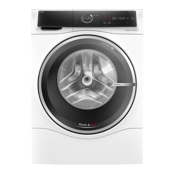 Bosch WNC254A0ES User Manual And Installation Instructions