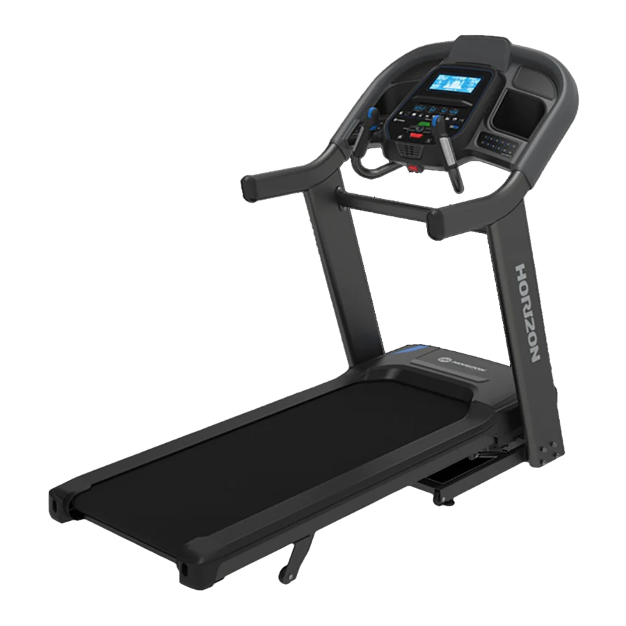 Horizon Fitness 7.4 AT - Treadmill Manual