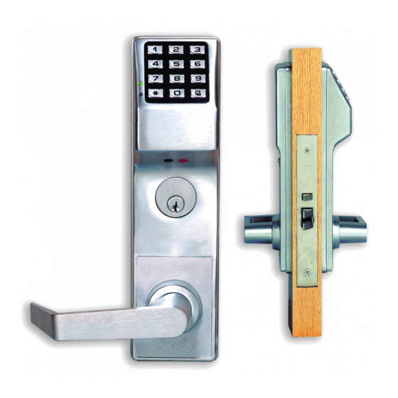 Alarm Lock DL2700-SERIES Programming Instructions