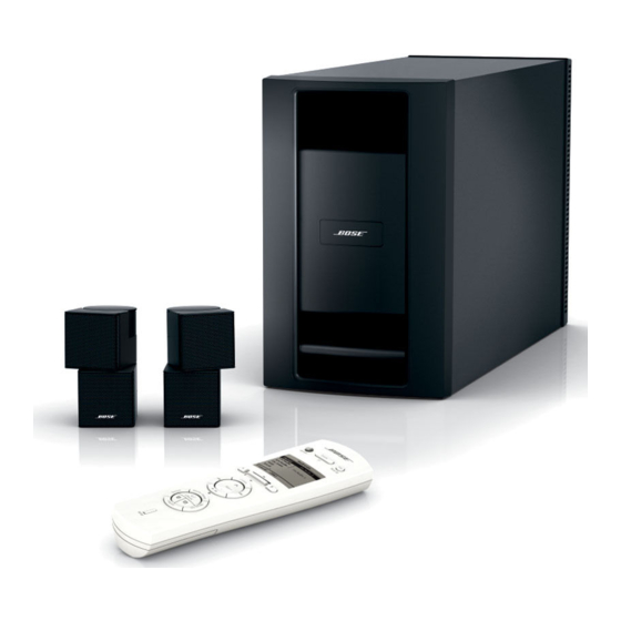 Bose LIFESTYLE Homewide Owner's Manual