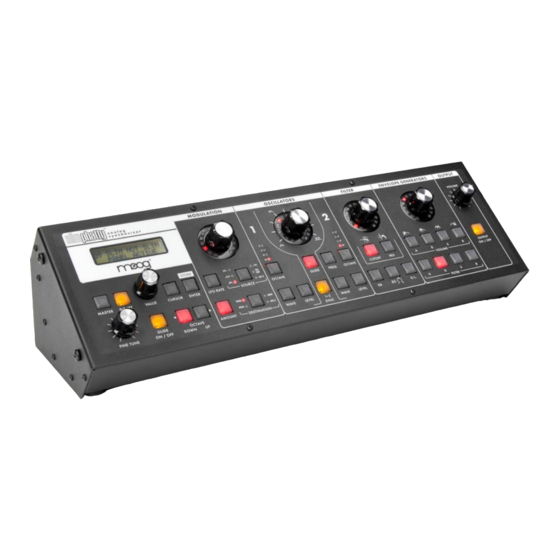 Moog slimphatty Manual Manual
