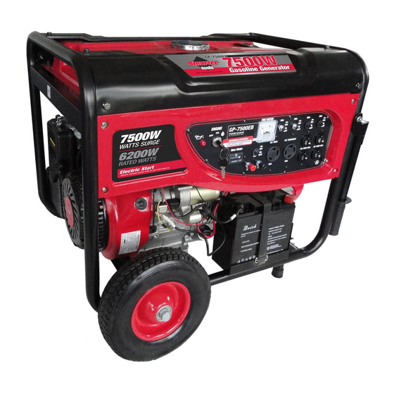 Smarter tools ST-GP7500EB Generator Manuals
