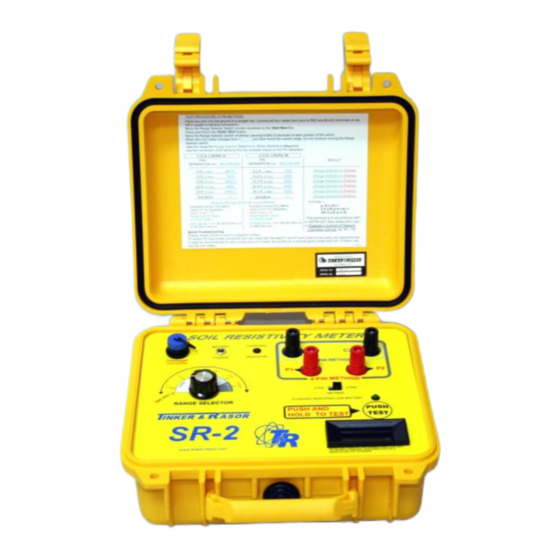 Tinker&Rasor SR-2 Product Instructions