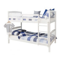 Noa & Nani Brighton White Bunk Bed with 2 Single Beds Assembly Instruction Manual