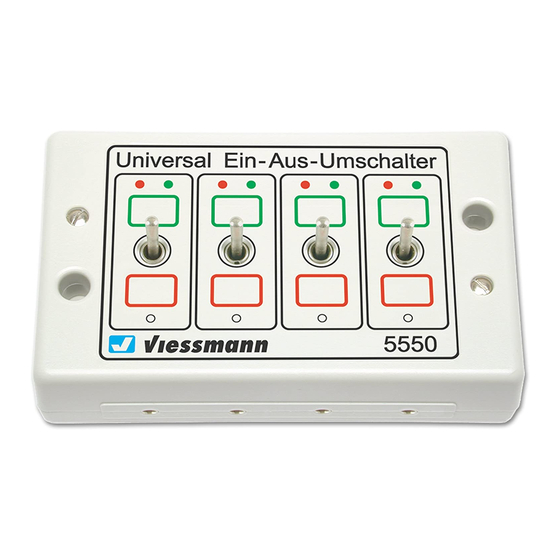 Viessmann 5550 Operation Manual