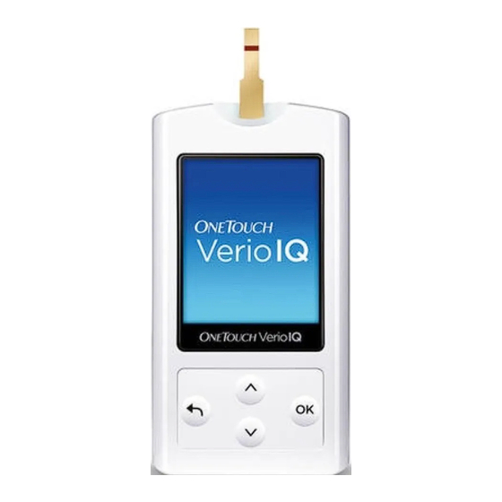 Lifescan OneTouch Verio IQ Quick Setup Manual