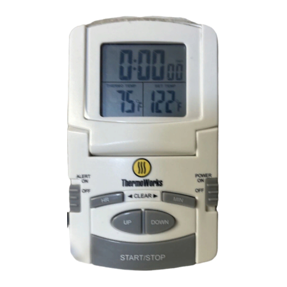 ThermoWorks TW362B Digital Display Kitchen Cooking Thermometer