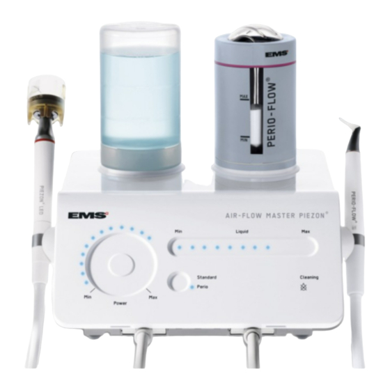 EMS AIRFLOW MASTER PIEZON OPERATION INSTRUCTIONS MANUAL Pdf Download
