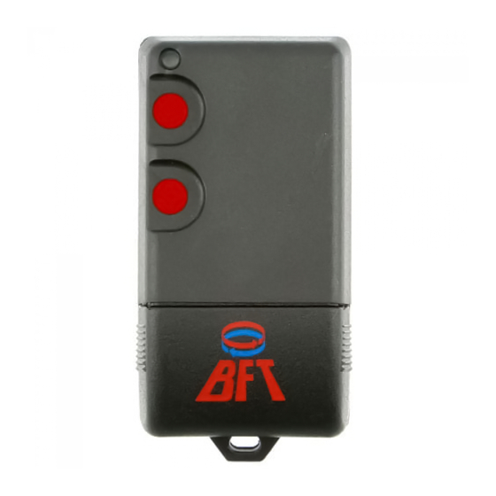 BFT RTD-CA INSTALLATION AND USER MANUAL Pdf Download | ManualsLib