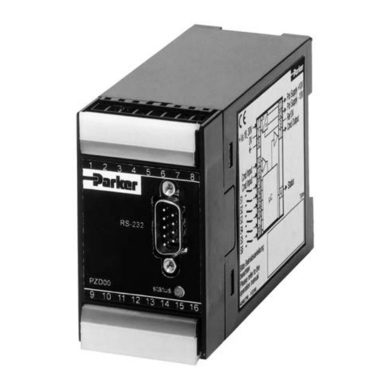 Parker PID00A-40X Series Control Modules Manuals