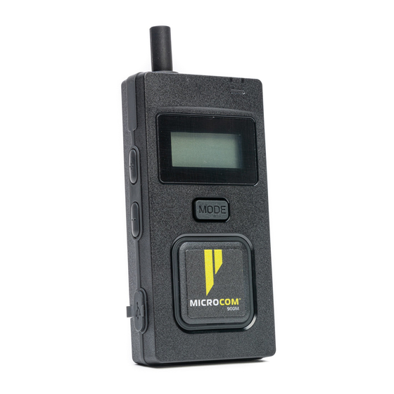 Pliant MicroCom 900M Quick Start Manual