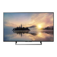 Sony BRAVIA KD-55X7002E Operating Instructions Manual