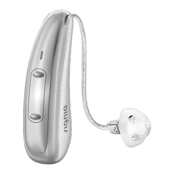 signia Pure Charge&Go X Manual