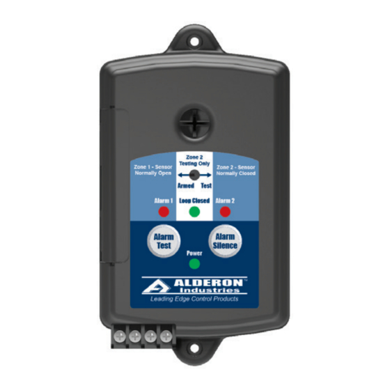 Alderon Industries Versa'larm VA02B Operation, Maintenance And Installation Manual