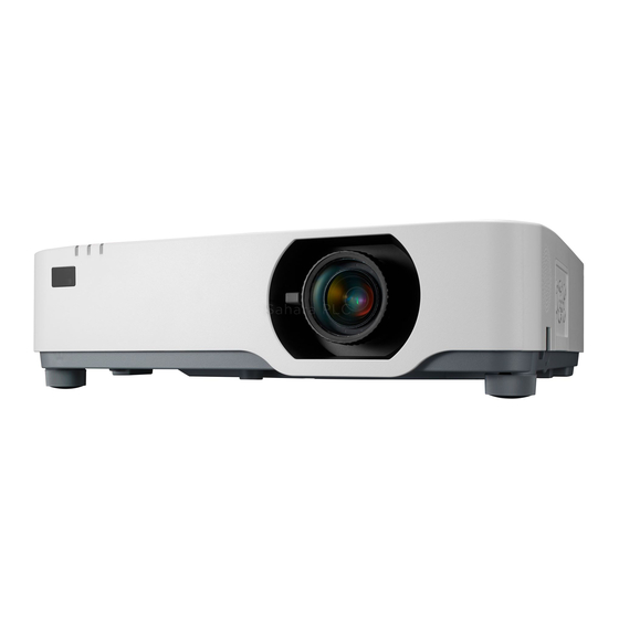 NEC P627UL Manual